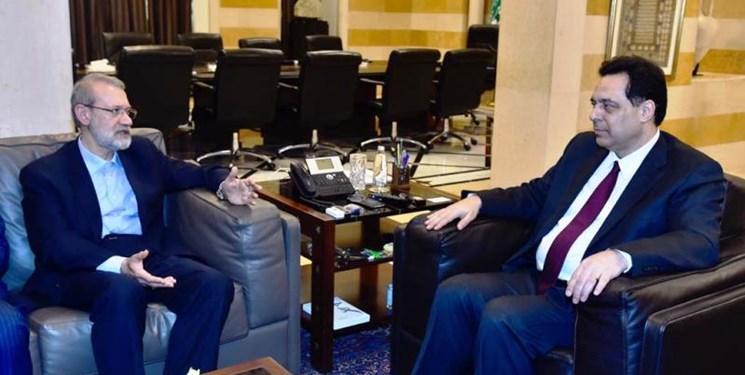 لاریجانی با نخست وزیر لبنان ملاقات کرد