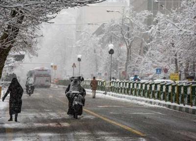 شروع بارش برف و باران شدید در بیشتر مناطق کشور، هشدار کاهش 15 درجه ای دما