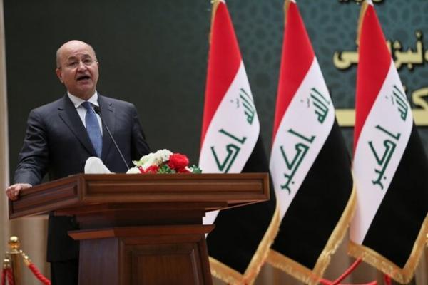 رئیس جمهور عراق خواهان همکاری بین المللی علیه تروریسم شد